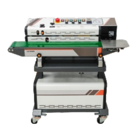 LF1080B Continuous Vacuum Inflatable Packaging Machine Plastic Bag Vacuum Sealing Packer