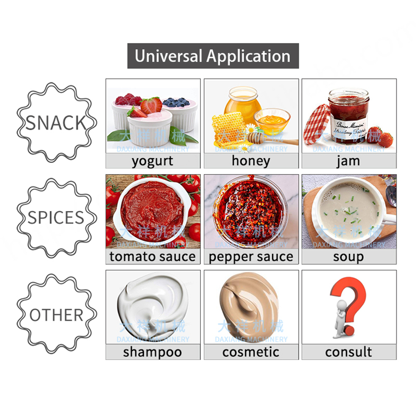 DZD-220JB Autom Liquid Paste Packet Sachet Pouch Bagging Sealing Sauce Ketchup Filling Shampoo Sachet Packing Machine