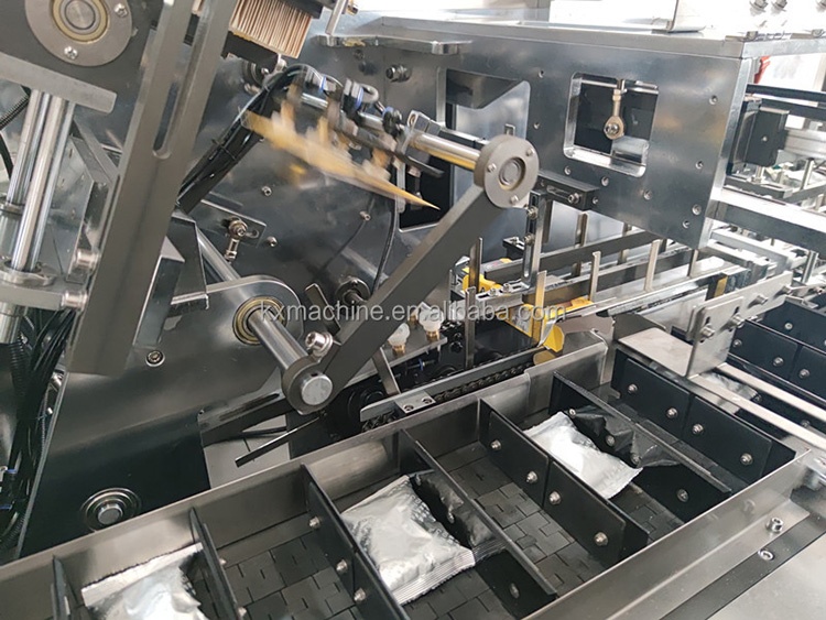 Automatic Cartooning Machine for Multi Sachets Tea Bags Packaging Into Cartons