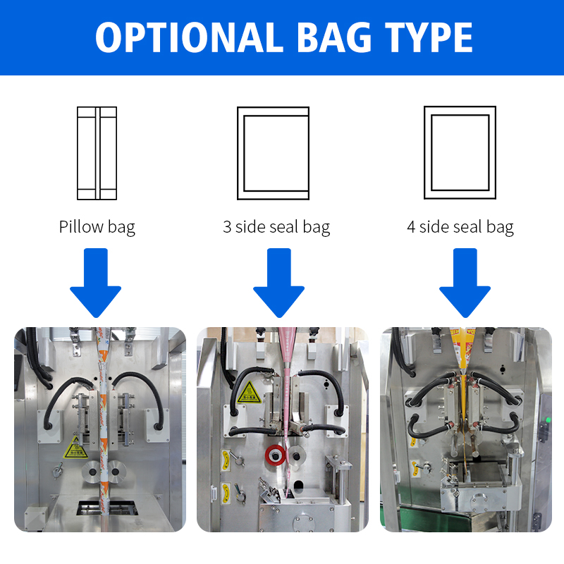 Full Automatic Irregular Shaped Bags Liquid Sachet Packaging Machine for Energy Gel/Sauce/Honey