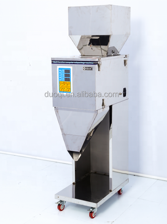 Semi-auto Simple Powder Pouch Bag Weighing Filling Machine Semi Automatic Food Granule Spice Single Head Powder Filling Machine