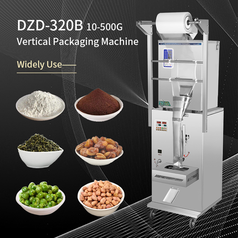 DZD-320B Multi Function 10-500g Vertical Granular Powder Spice Sugar Grain Sachet Packaging Machine