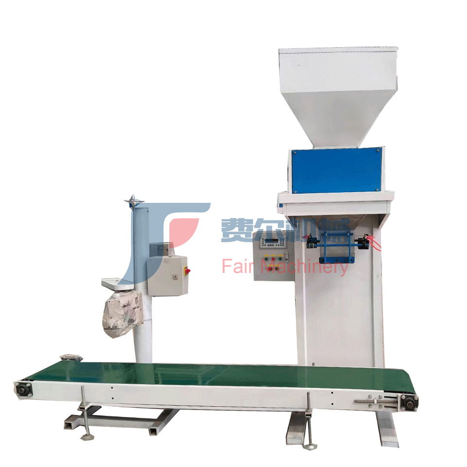 High Precision Automatic Industrial Salt Paddy Peanuts Bagging Machine 25kg 40kg 50kg Open Mouth Bag