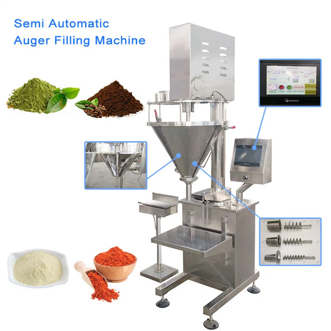 Fully Automatic Powder Capping/Labeling/Packing/Filling/Packaging Machine with Can and Jar for Milk and Spice Medicine and Chemical