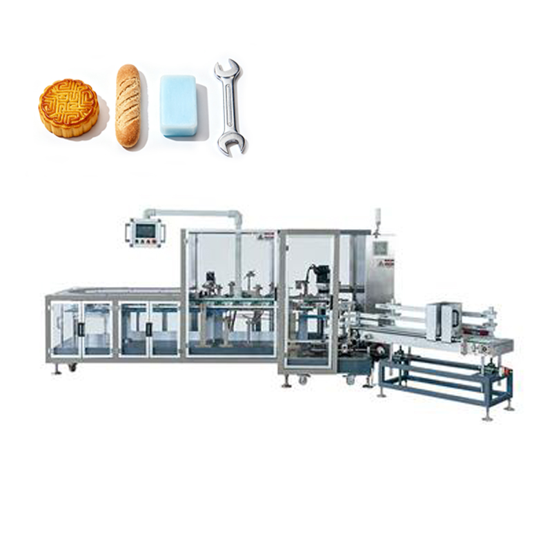High Speed Automatic Horizontal Wrapping Flowing Pack Soft and Hard Candy Biscuit Cookie Pillow Packaging Wrapping Machine