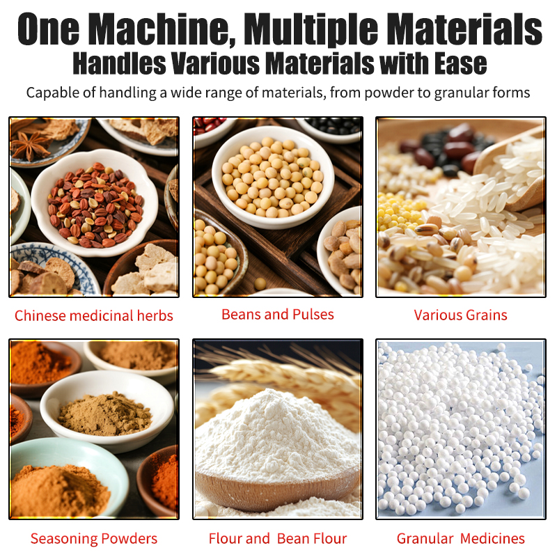 Ready Ship 100g Semi-Automatic Intelligent Desktop Grain Granule Powder Filling Weighing Machine For Pouch/Film/Paper/Plastic
