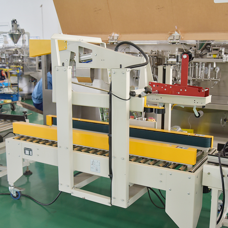 Automatic Whole Packaging Line of Flat Pouch Bag Horizontal Doypack Packing Line