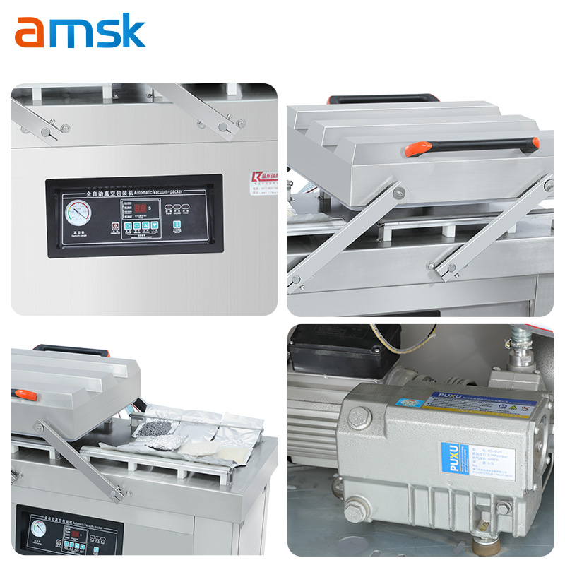 DZ - 400 Double Chamber Vacuum Bag Sealer Packaging Machine Beef Sausage Vacuum Packaging Machine