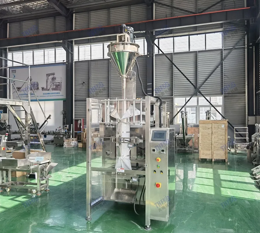 China Automatic Powder Bags Packaging Machine Vertical Vffs Flour Powder Milk Coffee Filling Machine Sugar Salt Rice Packing Packaging Machine