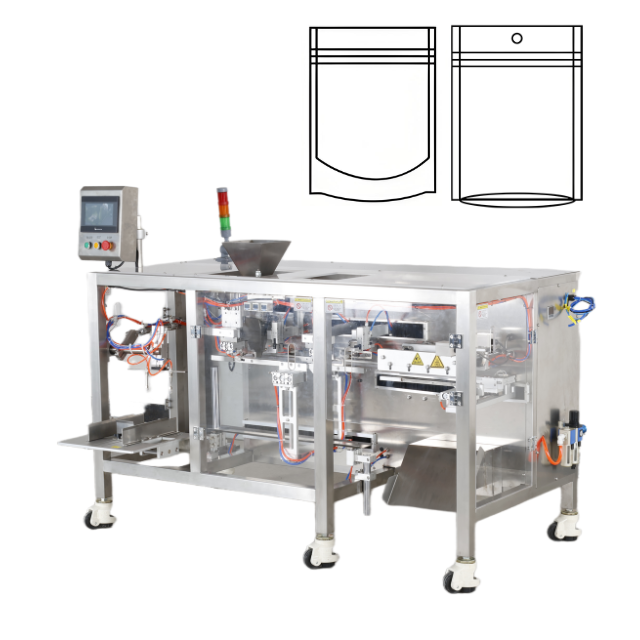 High Flexibility Ziplock Bag Packing Machine Zipper Pouch Packing Machine For Small Business