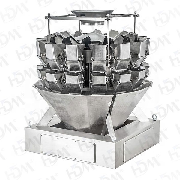 High Speed 14 Head Automatic Compact Multihead Weigher Machine Packing Machine
