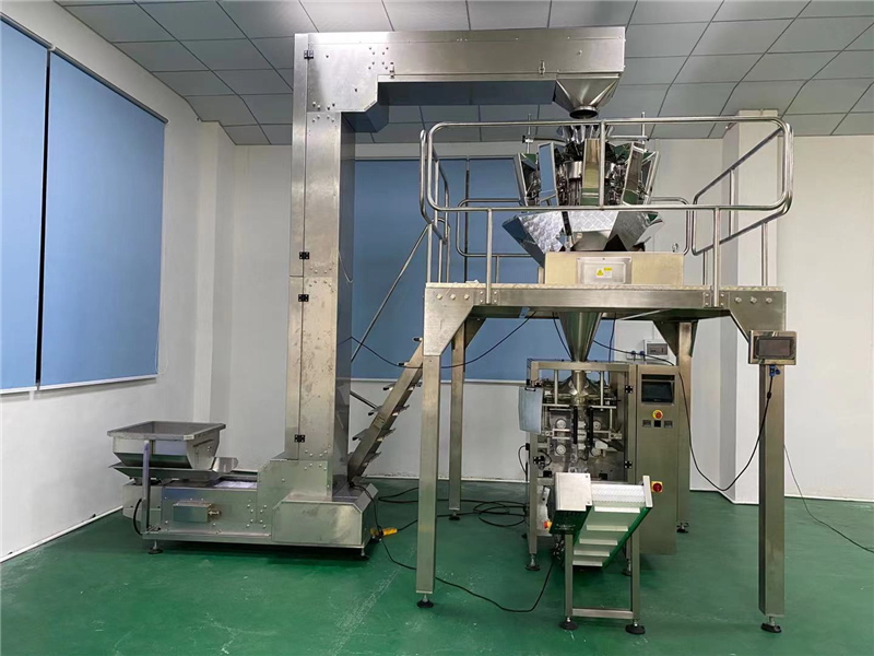 JT-520W Automatic Grain Snacks Candy Bean Packaging Vffs Multihead Weigher Packing Machine