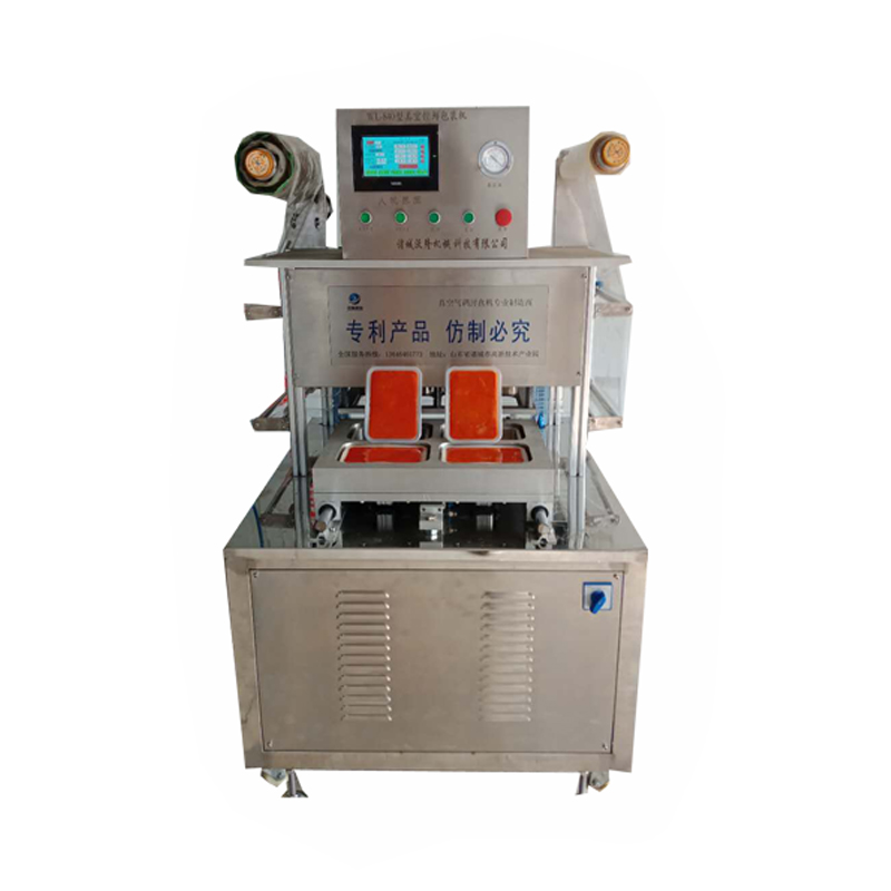 MAP Vacuum Tray Sealer, Modified Atmosphere Packaging Machine, Vacuum Food Tray Sealing Machine with Gas Filling