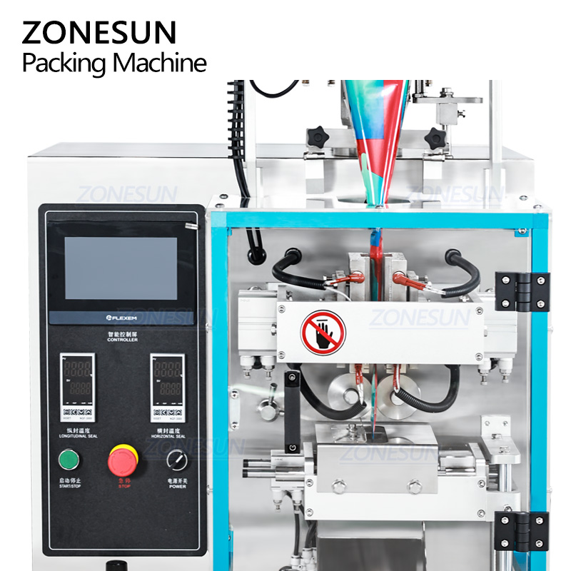 ZONESUN ZS-FS240KQ Full Automatic Granule Bag Vertical Form Filling Sealing Machine