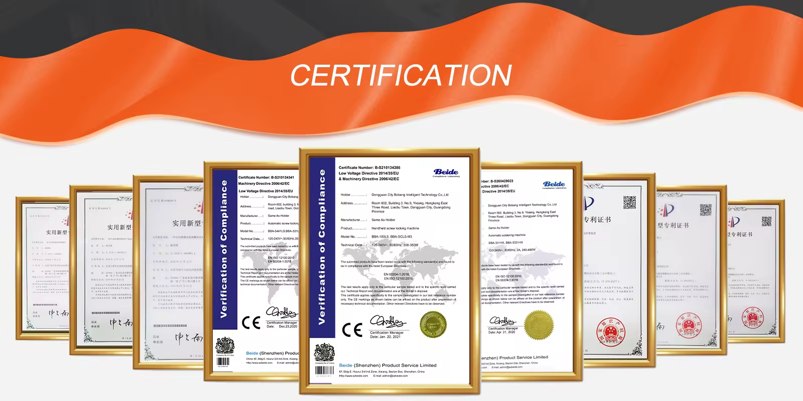 Quality Standard & Certificates