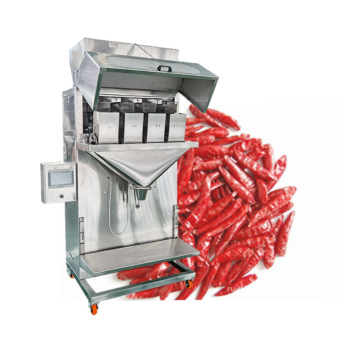 2 Head Linear Combination Weigher Nuts Weighing Machine Granule Automatic Food Packaging Machine