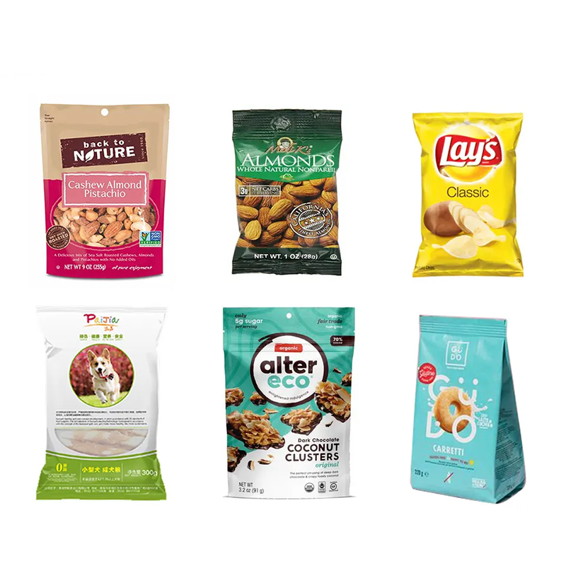 Automatic Weighing Vertical Packing Nuts Chips Rice Grains Beans Biscuits Snacks 5kg 10kg Granule Bag Packaging Machine