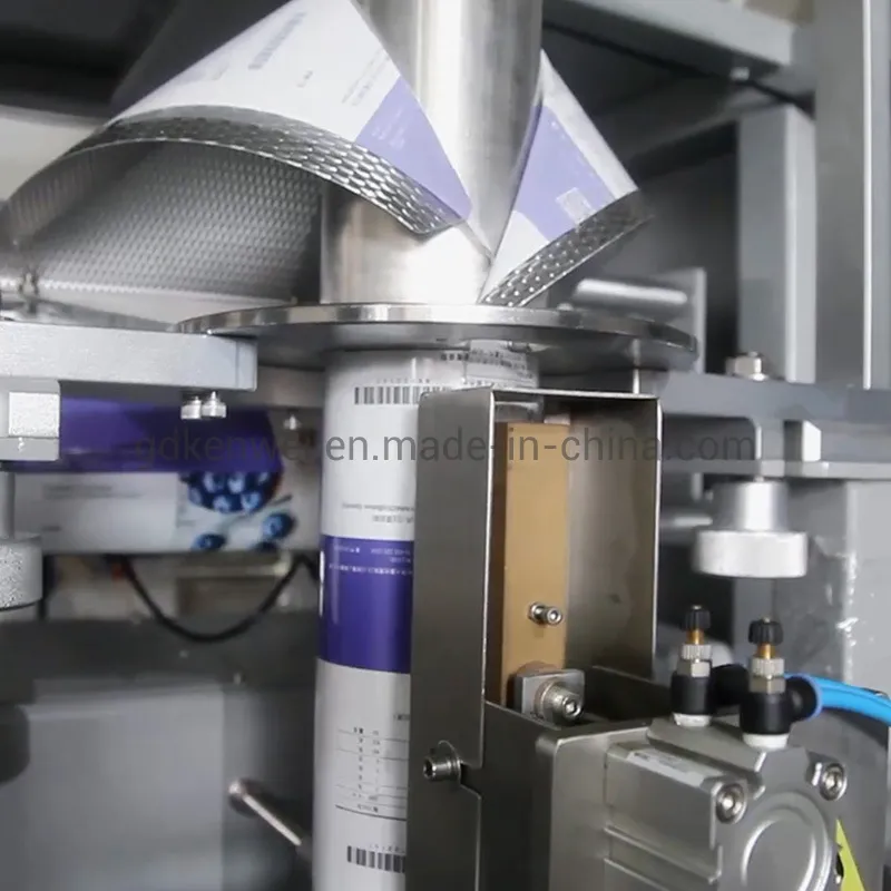 Sealing Pouch Full Automatic Vertical Packing Machine with 10 Heads Multihead Weigher Packaging Machinery for Wrighing and Packaging Granule Powder Materials