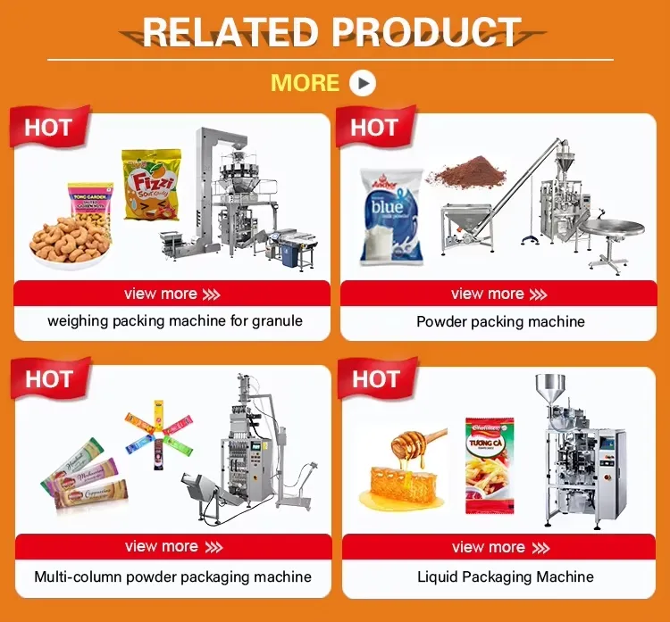 Automatic Vertical Sugar Salt Bagging Machine Snack Chips Bean Cereal Bag Packaging Machine