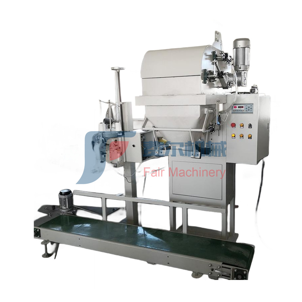 High Precision Automatic Industrial Salt Paddy Peanuts Bagging Machine 25kg 40kg 50kg Open Mouth Bag