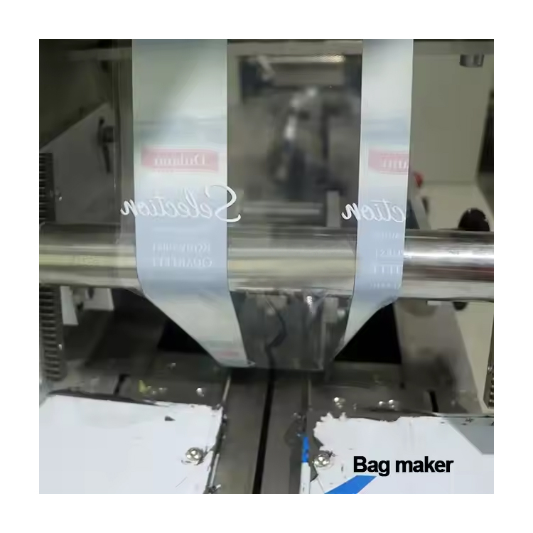 Plastic Hookah Mouth Tips Shisha Machine Horizontal Flow Wrapper for Pillow Packing Filling Wrapping in Pouch Type Packaging