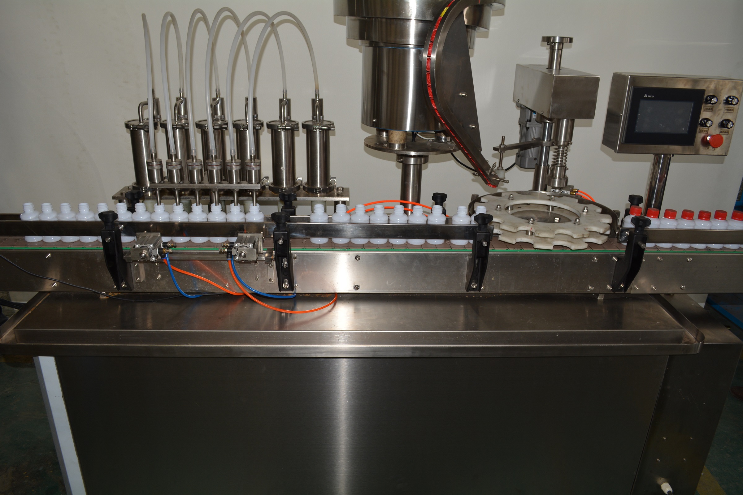 Customized Automatic Efficient Muti-functional Aseptic Linear Honey/oil/Cream/Jar/Syrup Oral Liquid Filling Capping Machine