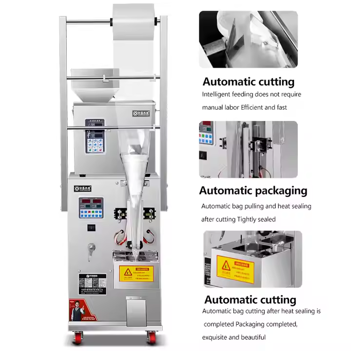 Peanut Packing Machine for Food Snacks Popcorn Powder Foil Pouch Bag Film Packaging Solid Material