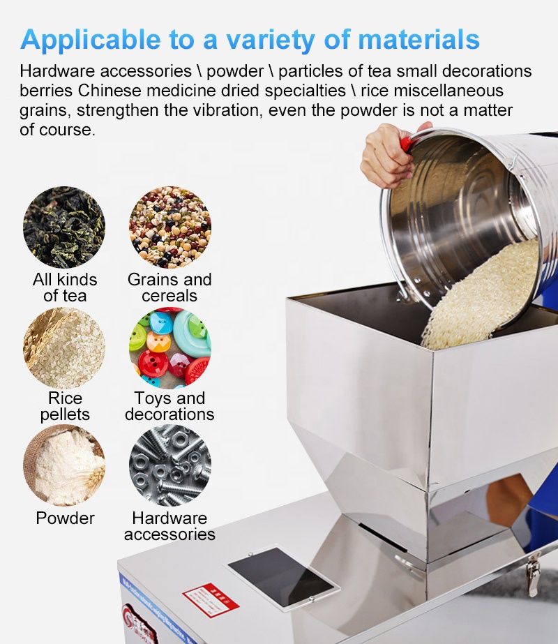 Wholesale Semi-automatic Particle Peanut Granule Rice Nuts Vertical Coffee Milk Powder Weighing Packing Filling Machine for Sale