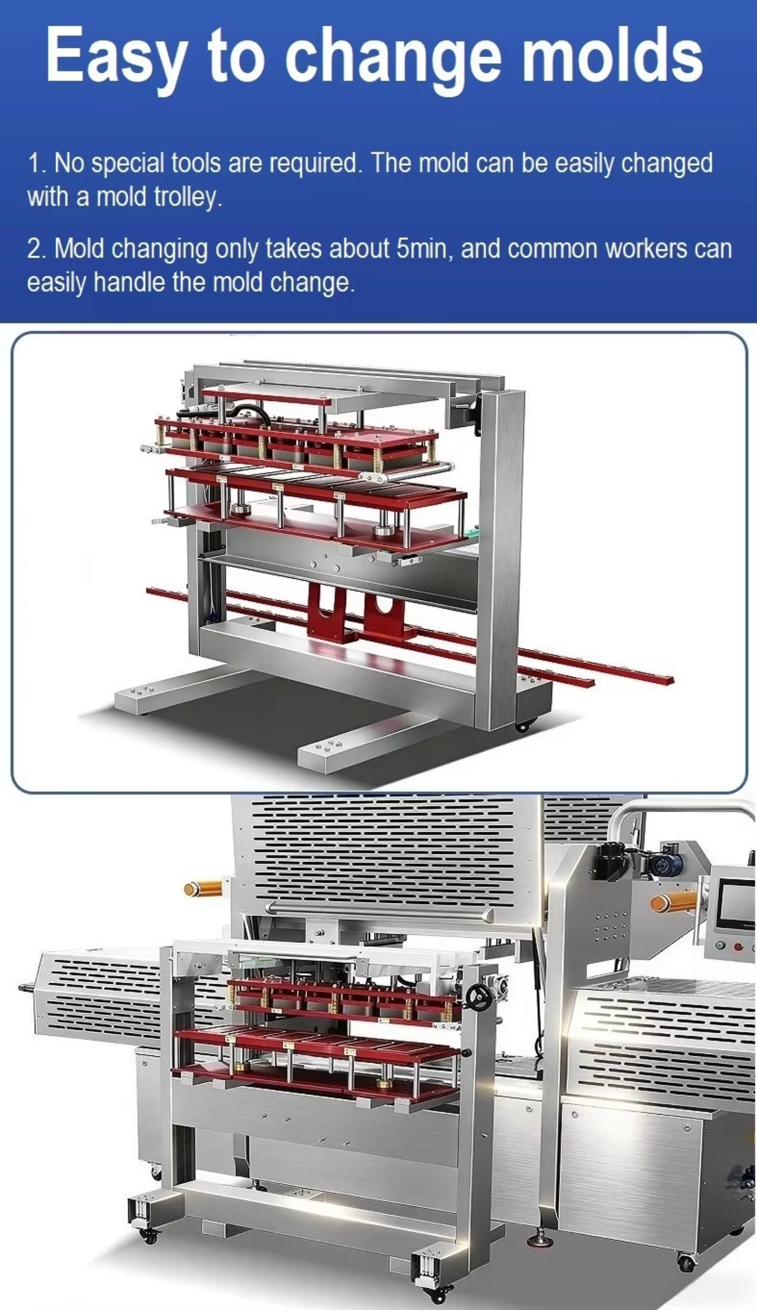 Linear Automatic Tray Sealer Line Lettuce Modified Atmosphere Packaging Machine for Vegetables and Fruits