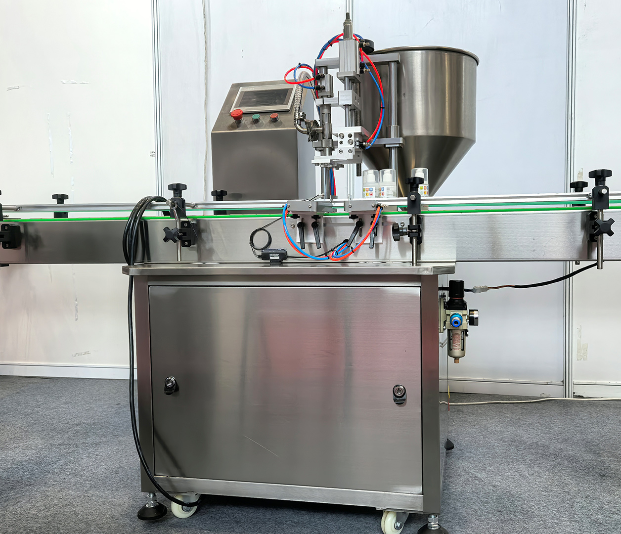 Automatic Control High-Speed Single-Head Filling Machine for Liquid &amp; Semi-Liquid Products