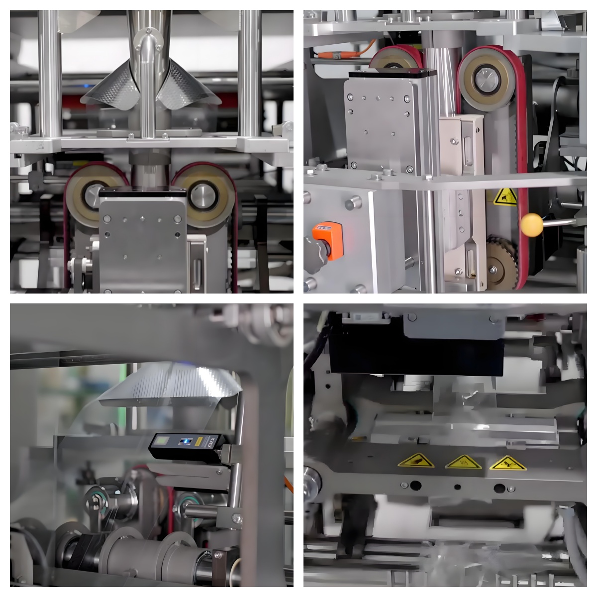 Elemotion High Productivity Vertical Form Fill Sealing Machine Easy to Operate for Food Candy Nuts Photo Crisps Beverages