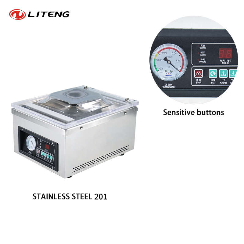 Factory Direct Food Vacuum Packaging Machine Stainless Steel Household Vacuum Sealing Machine for Food Packaging