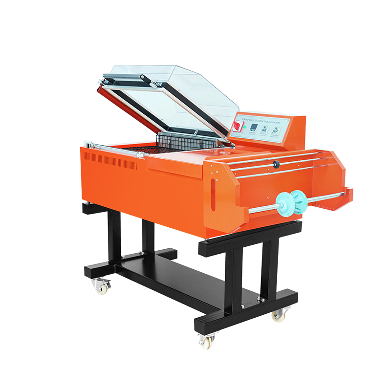 BFS-5540 2 in 1 Semi Automatic Plastic Film Shrink Wrapping Machine for Beverage Packaging Boxs Book Sealing and Cutting Machine
