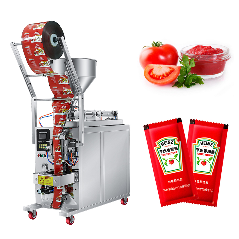Automatic Sachet Packaging Machine Yoghurt Three Side Seal Liquid Pack Machine Facial Cream Paste Filling Machine