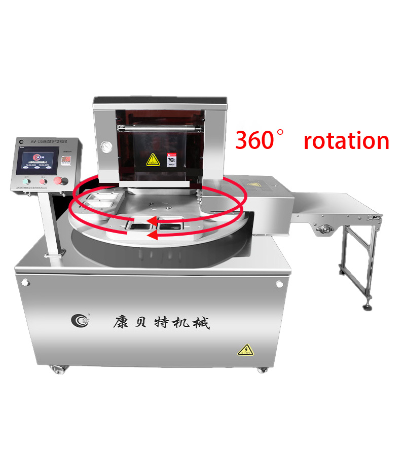 Rotary Modified Atmosphere Packaging Machine for Ready-to-Eat Products