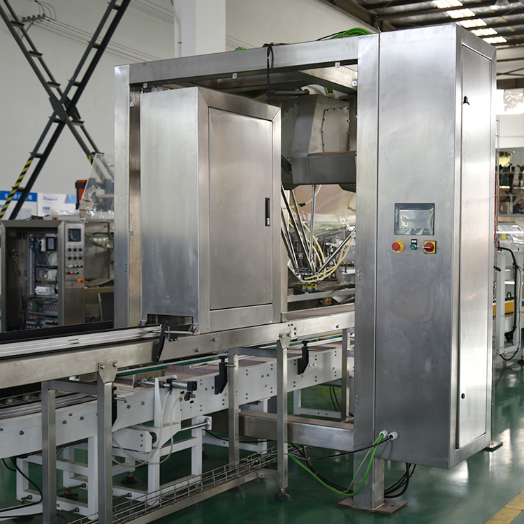 Automatic Whole Packaging Line of Flat Pouch Bag Horizontal Doypack Packing Line