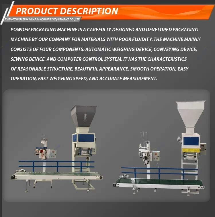 China Supplier Belt Type Sand Bagging Package Machine/Competitive Price Feed Granule Powders Filling Packer
