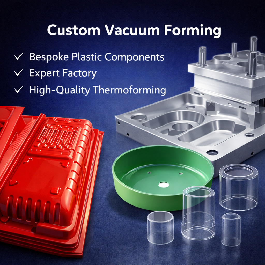 Custom Thick Thermoforming Vacuum Forming Service ABS PC PMMA Large Thick Thermoformed Parts