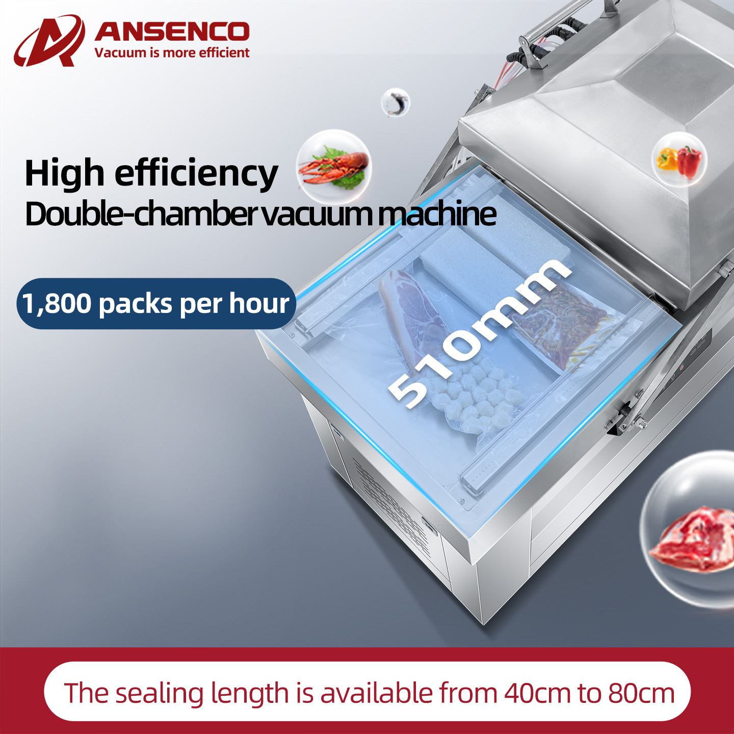 DZ600/2S Commercial Double Chamber Seal Industrial Thermoform Plastic Food Skin Package Sealer Machine Vacuum Packing Machine