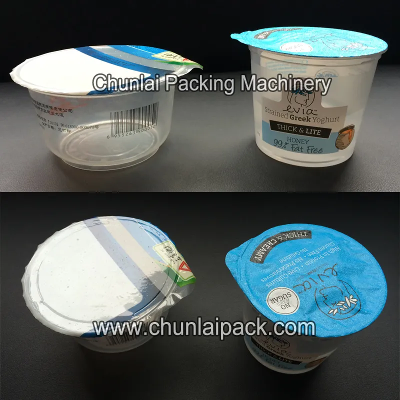 Semi-Automatic Rotary Popcorn Cup Filling Sealing Machine