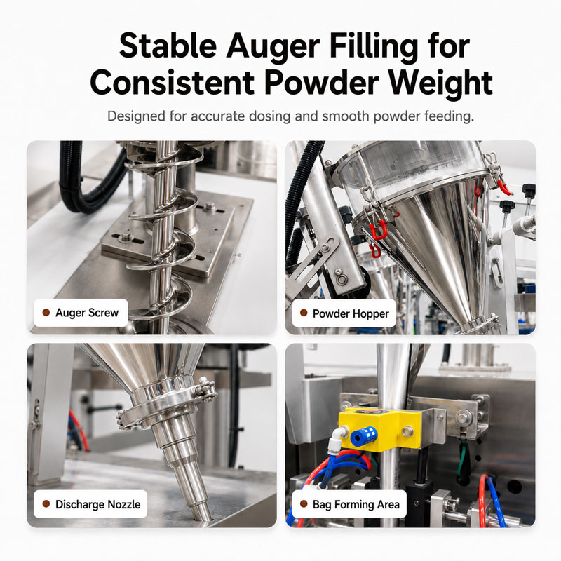 Automatic Stick Flavour Energy Drink Powder Packing Machine Supplement Powder Packaging Machine