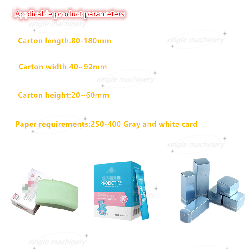 Multi-functional Automatic Cartooning Machine Bottles Soap Blister Carton Packing Cartoning Machine for Biscuit