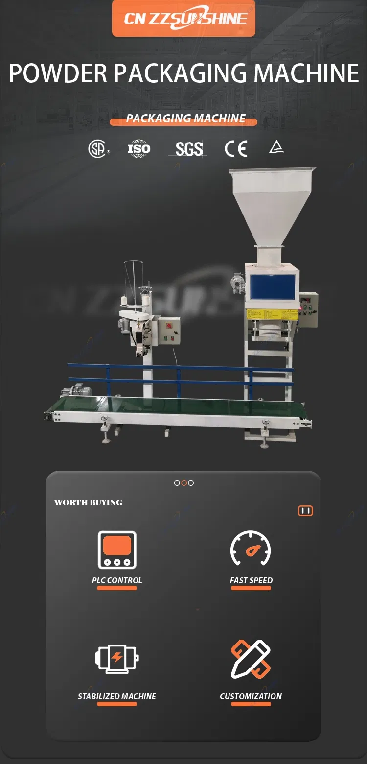 China Supplier Belt Type Sand Bagging Package Machine/Competitive Price Feed Granule Powders Filling Packer