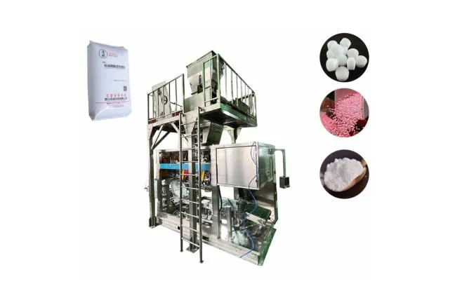 Fully Automatic Ffs Bagging Machine for 25kg 50kg Fertilizer Aquafeed Feed Pellets Resin Granule Packaging/Packing Line Tubular Form Fill and Seal High Speed