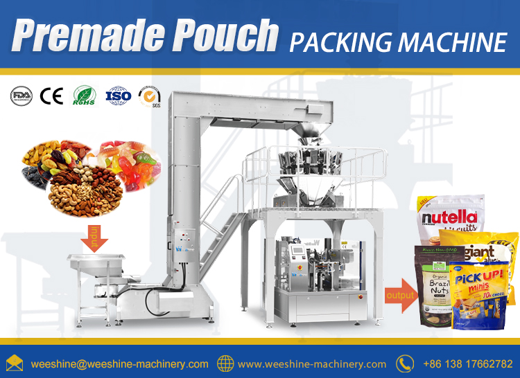 Rotary Premade Pouch Packing Machine