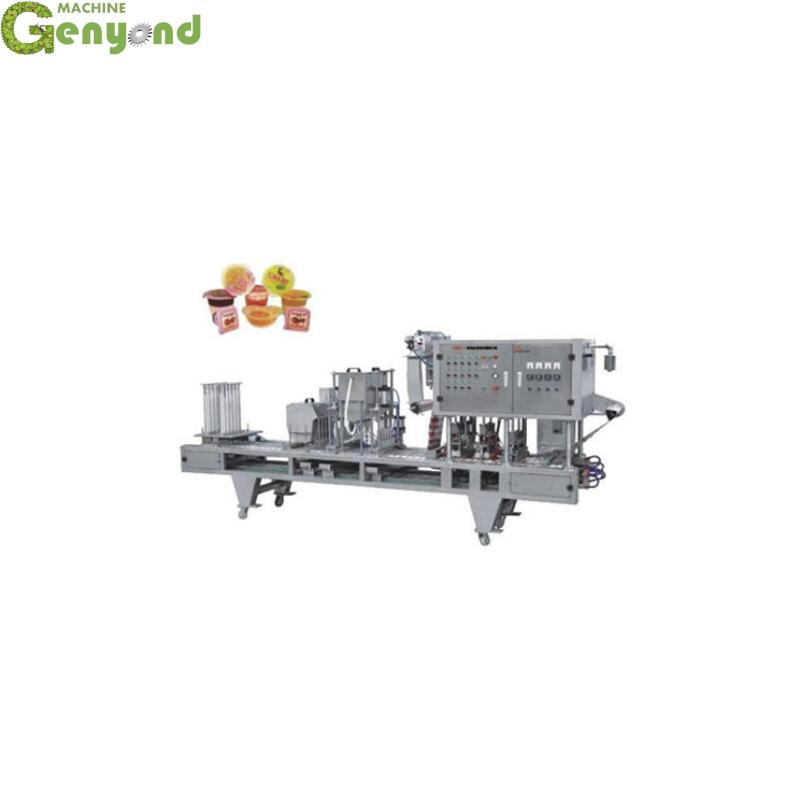 Automatic Cup Jelly Filling Sealing Machine Jelly Cup Production Line
