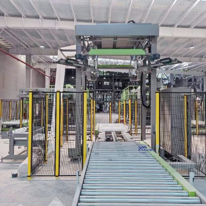 High Efficiency Fully Automatic Shrink Stretch Cold Stretch Hood Wrapping Packing Machine