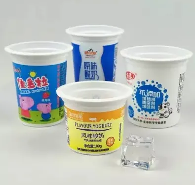 Yoghurt Cup Liquid Filling Sealing Machine Sample 2