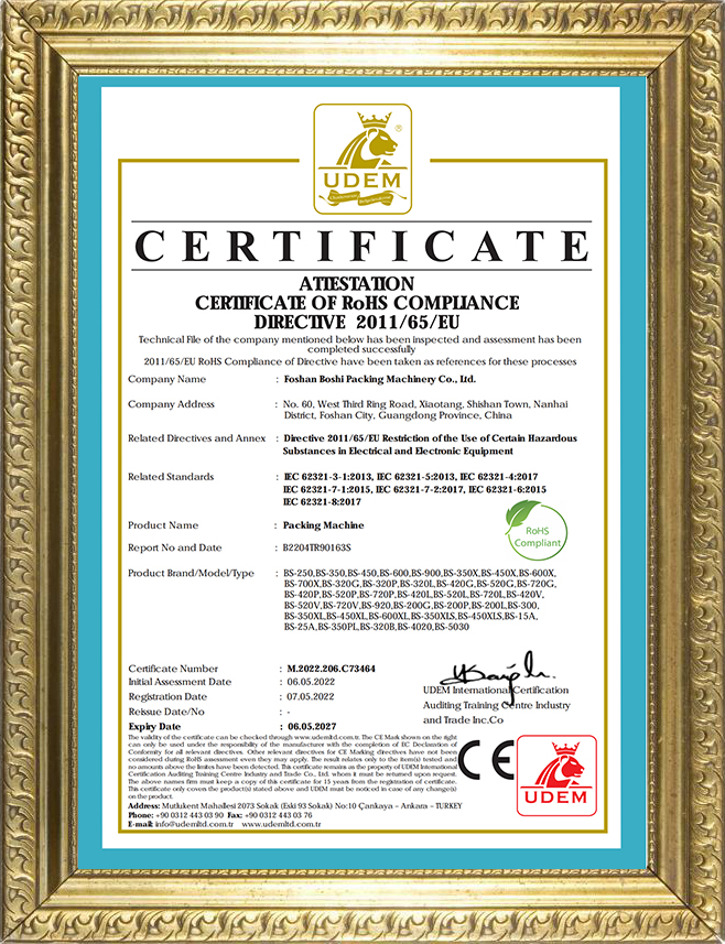 CE Certificate Page 2