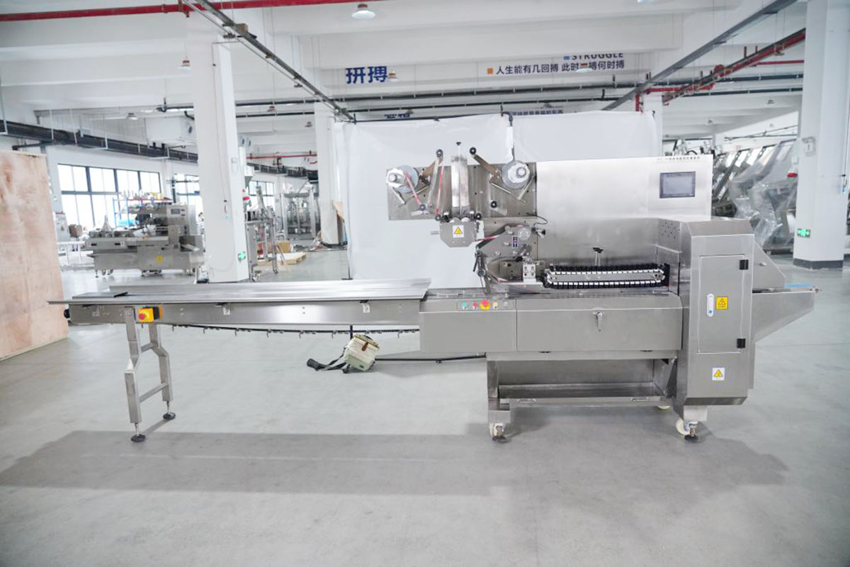 ECHO Horizontal Flow Bag Automatic Wrap Packing Machine for Soft Tortilla Bread